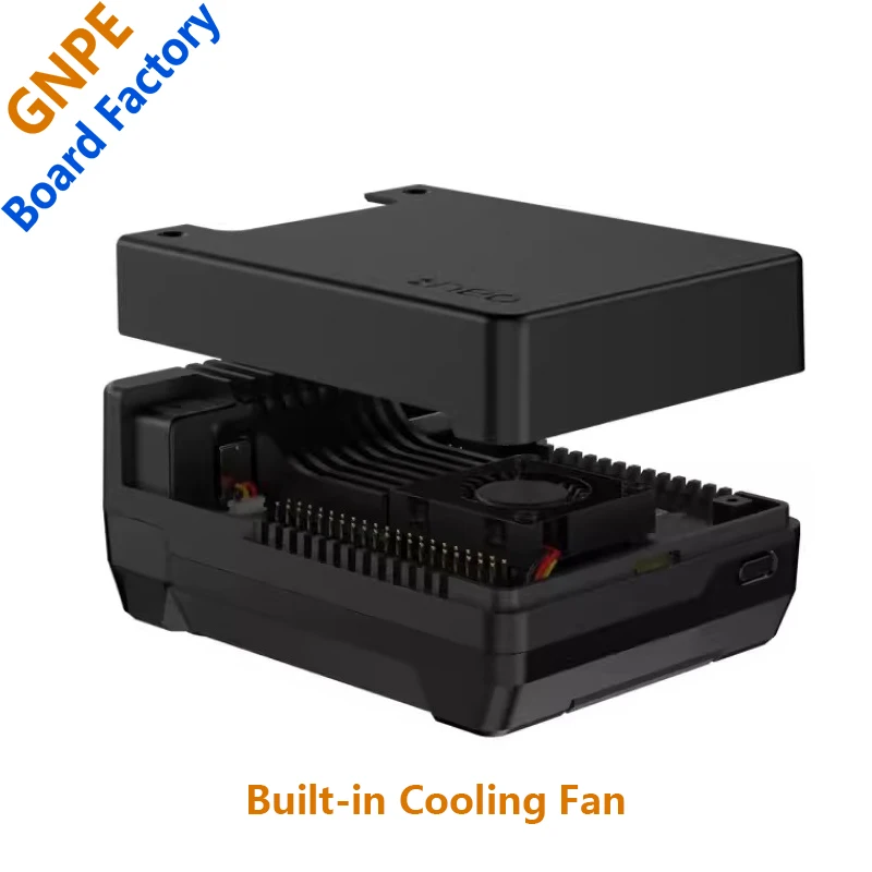 Imagem -02 - Raspberry pi Argon Neo Case Ventilador Embutido M.2 Nvme Pcie Pi5