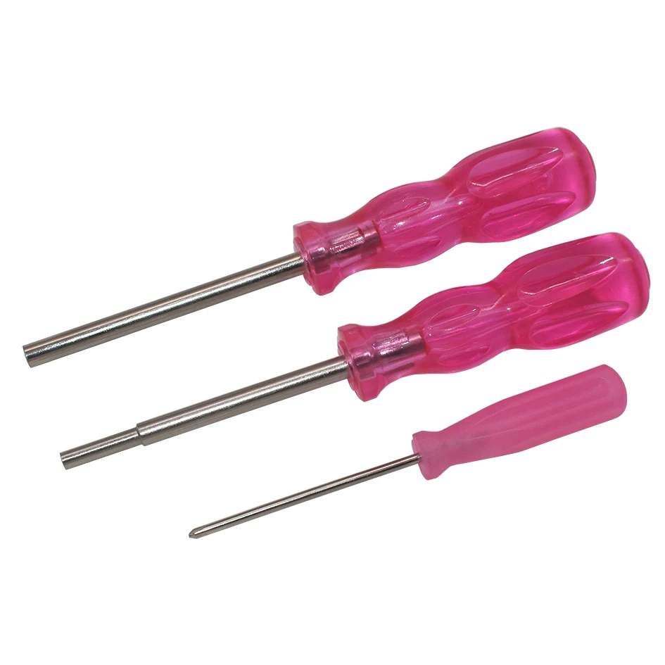 New 3 in 1 Purple 3.8mm 4.5mm GameBit 2.5mm Y Screwdriver Kit for Nintendo NES SNES NGC SEGA Game Cartridge Power Supply Repair