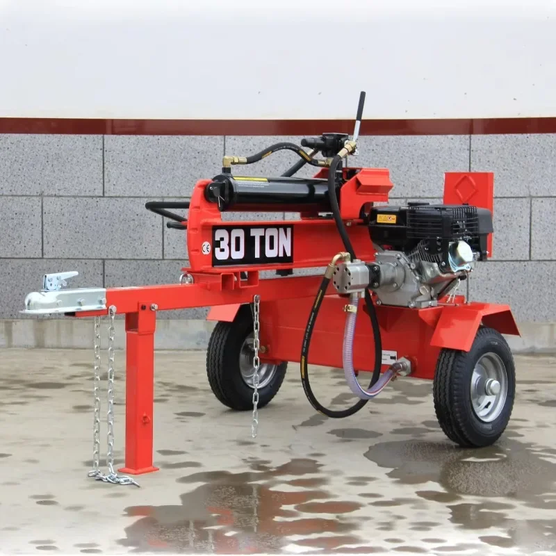 【2026】Wood Splitter Machine 30ton Automatic G-asoline D-iesel Log Splitting Machine Log Wood Cutter Log Splitter For Sale