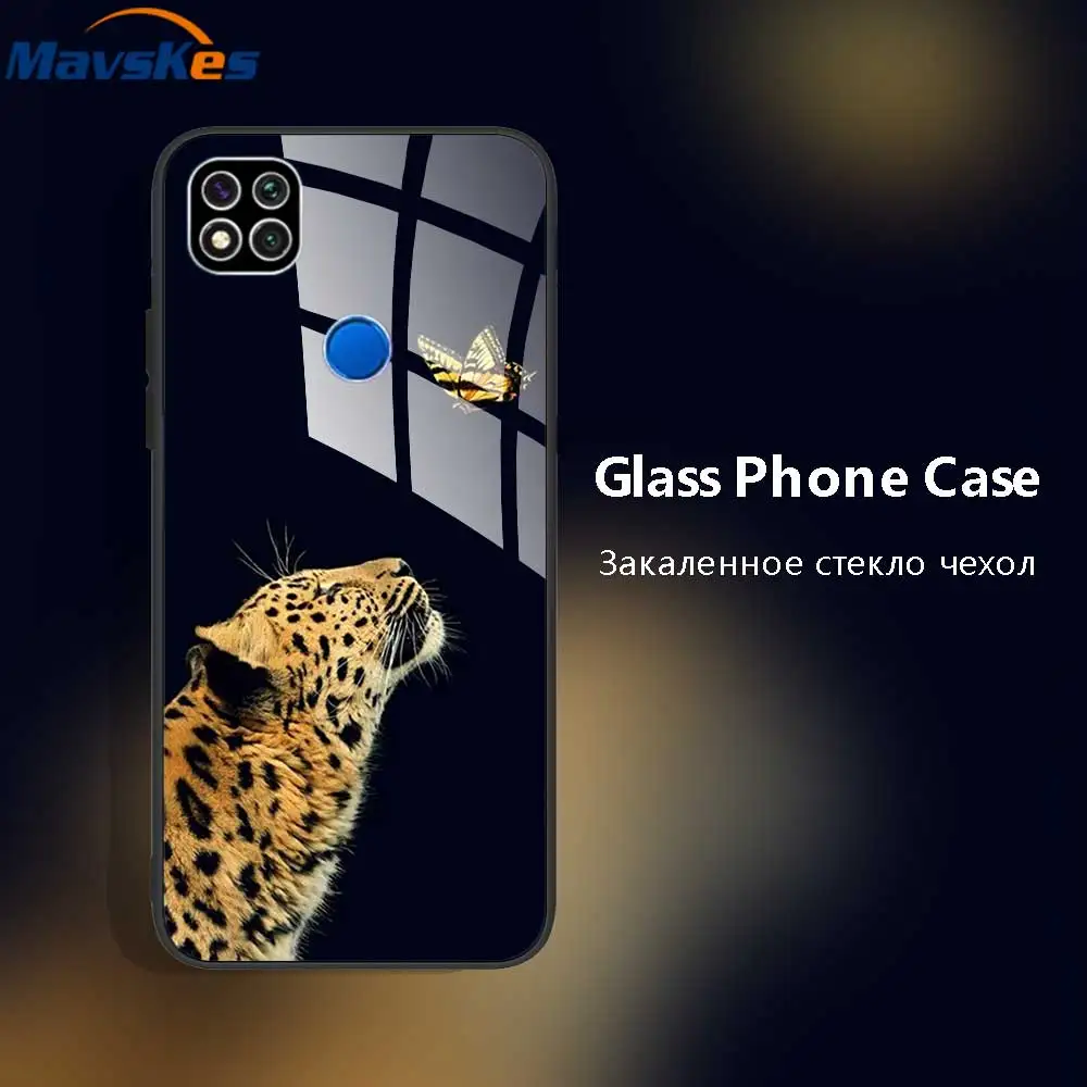 Case For Xiaomi Redmi 9C Silicone Bumper Tempered Glass Phone Back Cover For XIaomi Redmi 9C 10 9 C 10C Redmi9C NFC Case Coque