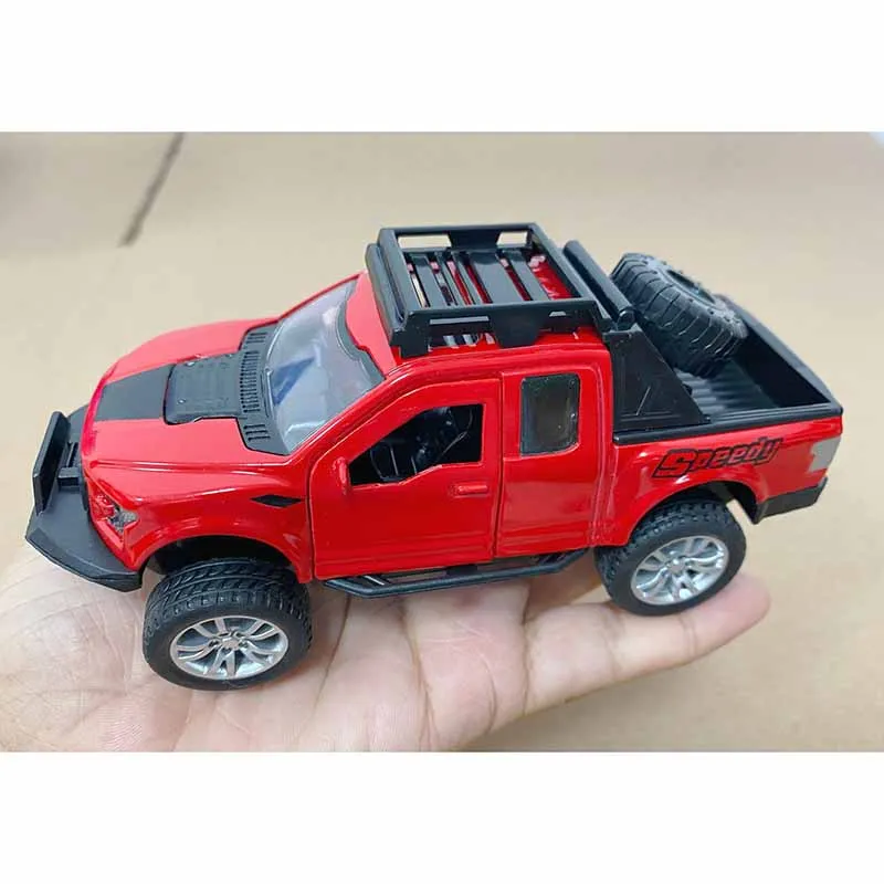 1:32 camionnette américaine alliage voiture jouet Simulation Cool voiture enfants moulé sous pression tirer voiture peut ouvrir la porte inertie voiture jouets