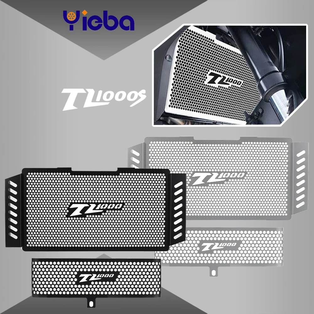 

For Suzuki TL1000S TL 1000 S TL 1000S 1997 1998 1999 2000 2001 Motorcycle Accessories Radiator Grille Guard and Oil Cooler Set