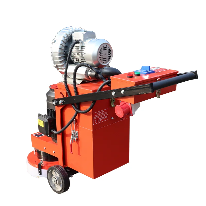 اليد دفع الطاقة الكهربائية طاحونة أرضية الخرسانة الايبوكسي الطابق طحن آلة تلميع طاحونة أرضية خرسانية #4