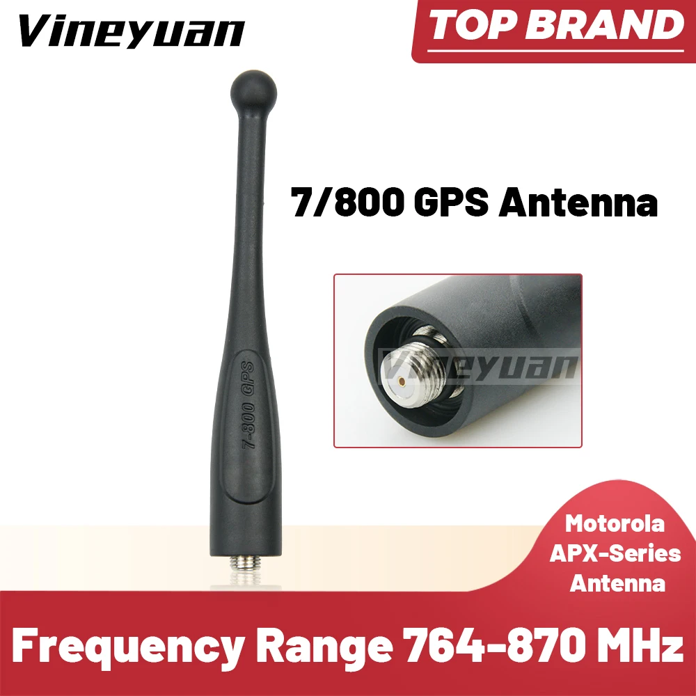 10 szt. Antena 7-800MHz z GPS NAR6595A dla Motorola APX 1000 APX 4000 APX 6000 APX 6000XE APX 7000 APX 8000XE Stubby antena