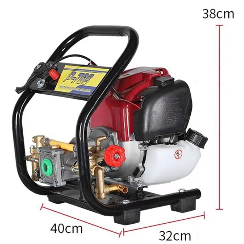 

140F четырехтактный бензиновый опрыскиватель высокого давления, вращающаяся трубка, встроенный садовый опрыскиватель для дезинфекции фруктовых деревьев, промывочный насос, НОВЫЙ