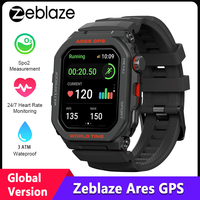 Original Zeblaze Ares GPS Smartwatch Heart Rate SpO2 Monitor Built-in Alexa Voice Assistant Bluetooth Phone Call Smart Watch Men