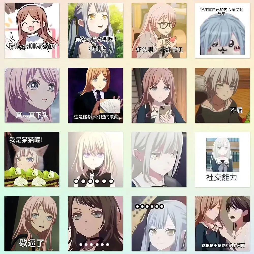 63 قطعة BanG حلم أنون Chihaya أنيمي ملصقات الكرتون الكتابة على الجدران الشارات خوذة سكيت الكمبيوتر المحمول دراجة نارية ملصق ديكور