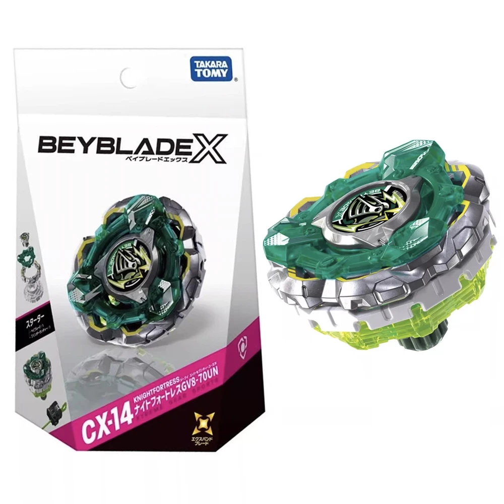 

Оригинальный подлинный набор TAKARA TOMY BEY X CX-14 Starter Knight Fortress GV8-70UN BLADE CX 14