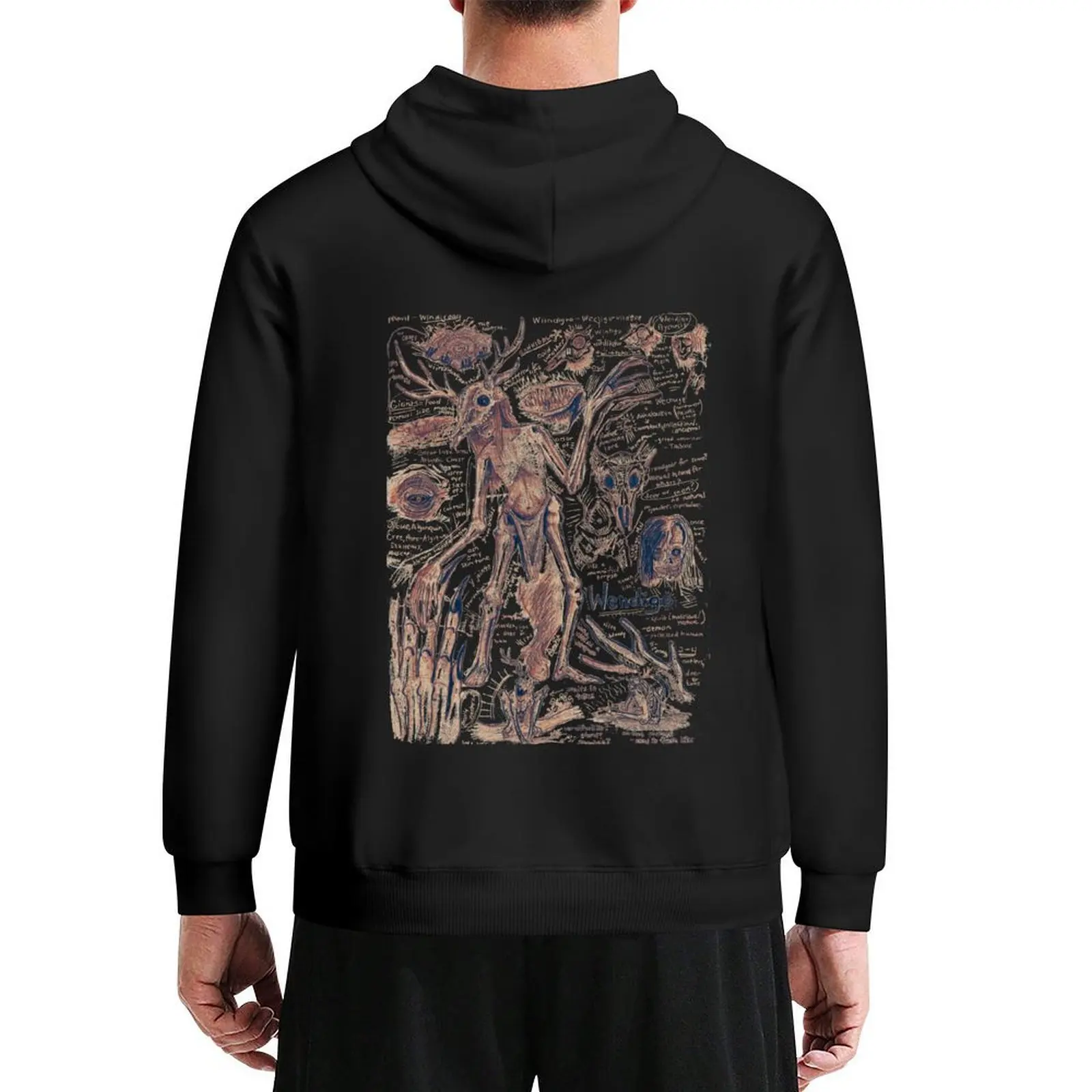 

EgertronPuck's Wendigo ANatomy Illustration Hoodie hooded shirt men's winter sweater men's coat new in hoodies & sweatshirts