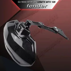 FOR QJ Moto MTX125 125MTX MTX 125 Aluminium Rear Mudguard Mudguard Motorbike Carbon Fiber Printed Motorcycle Fenders