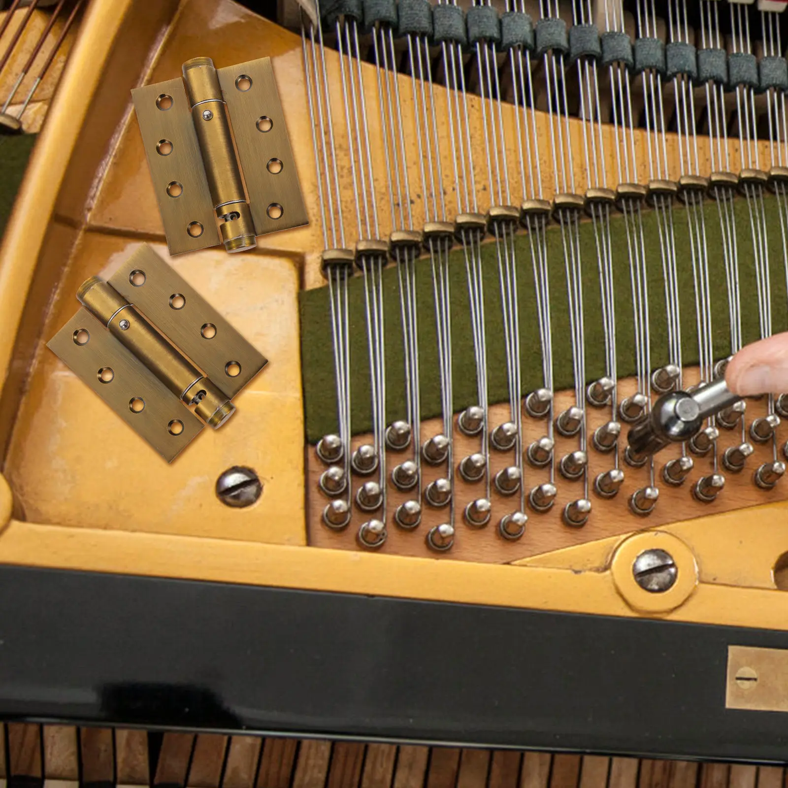 

2 шт. Автоматические самозакрывающиеся дверные петли с пружинным механизмом для наружных дверей, усиленные, для прачечной и ванной комнаты