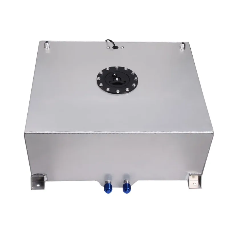 Car modification parts 80L square auxiliary fuel tank Aluminum racing fuel tank Plastic cover with sensor