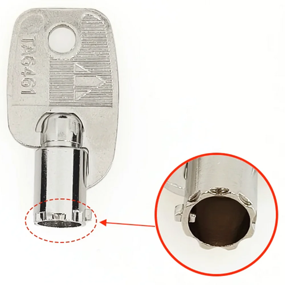 Elevator Lock Circular Hole Key TA6461 For MRL Roof LOP HOP