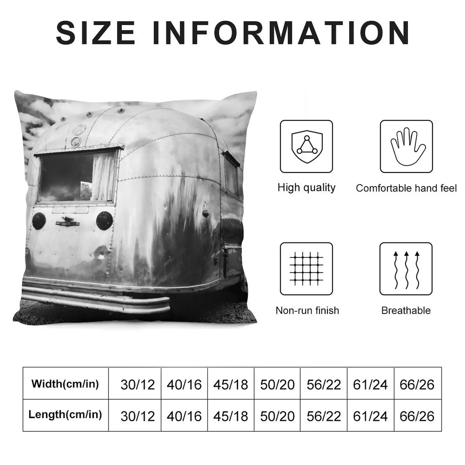 Classic Airstream Throw Pillow christmas pillow case Christmas Throw Pillows Covers Luxury Pillow Case