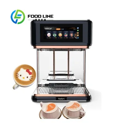 

Customize Food Grade Edible Ink Coffee Printer Image Logo Custom For Party Event Rent High Definition Food Printer
