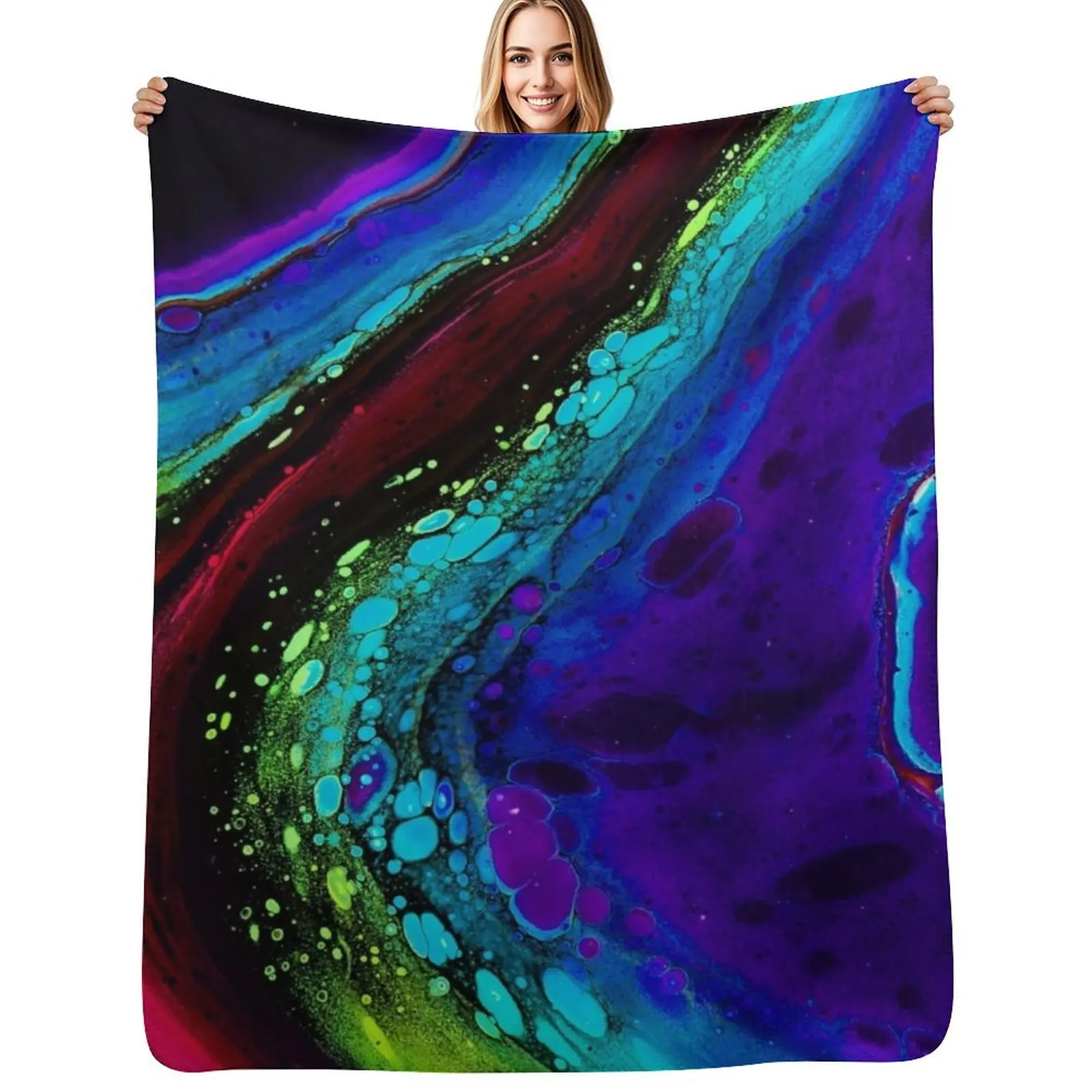 

Into The Everblack Throw Blanket All Season Lightweight Soft Blanket for Bed