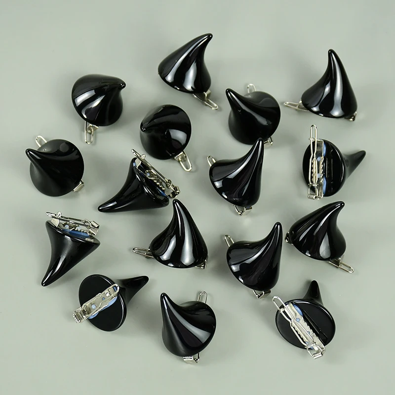 

1Pair Demon Horn Hairpins Gothic Party Cosplay Costume Pin Hairpins Halloween Party Decor Girls Women Cosplay Hair Accessories