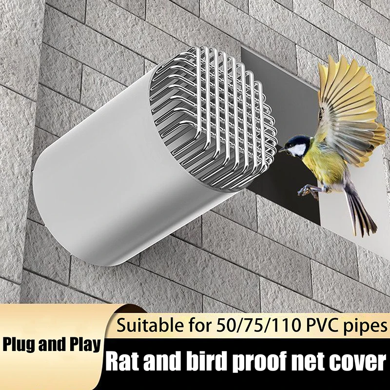 

Высококачественная сливная сетка из нержавеющей стали, защита от засорения, для крыши, балкона, сада, уличной дренажной желоба и желоба, 1 шт.