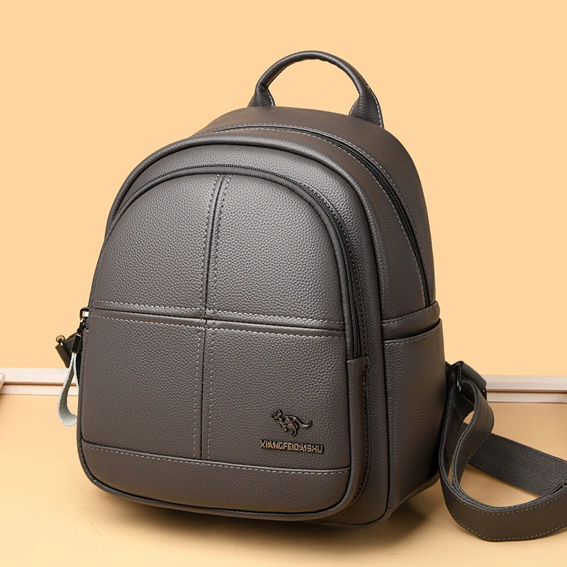 Borsa da viaggio casual da donna Bapa in vera pelle di Hong Kong in morbida pelle Bapa Faionable versatile per il tempo libero