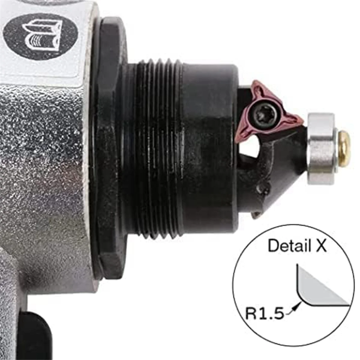 New Manual Pneumatic Chamfering Machine, Mini Portable Linear Chamfering Power Tools, 45 Degree Metal Trimming Kit