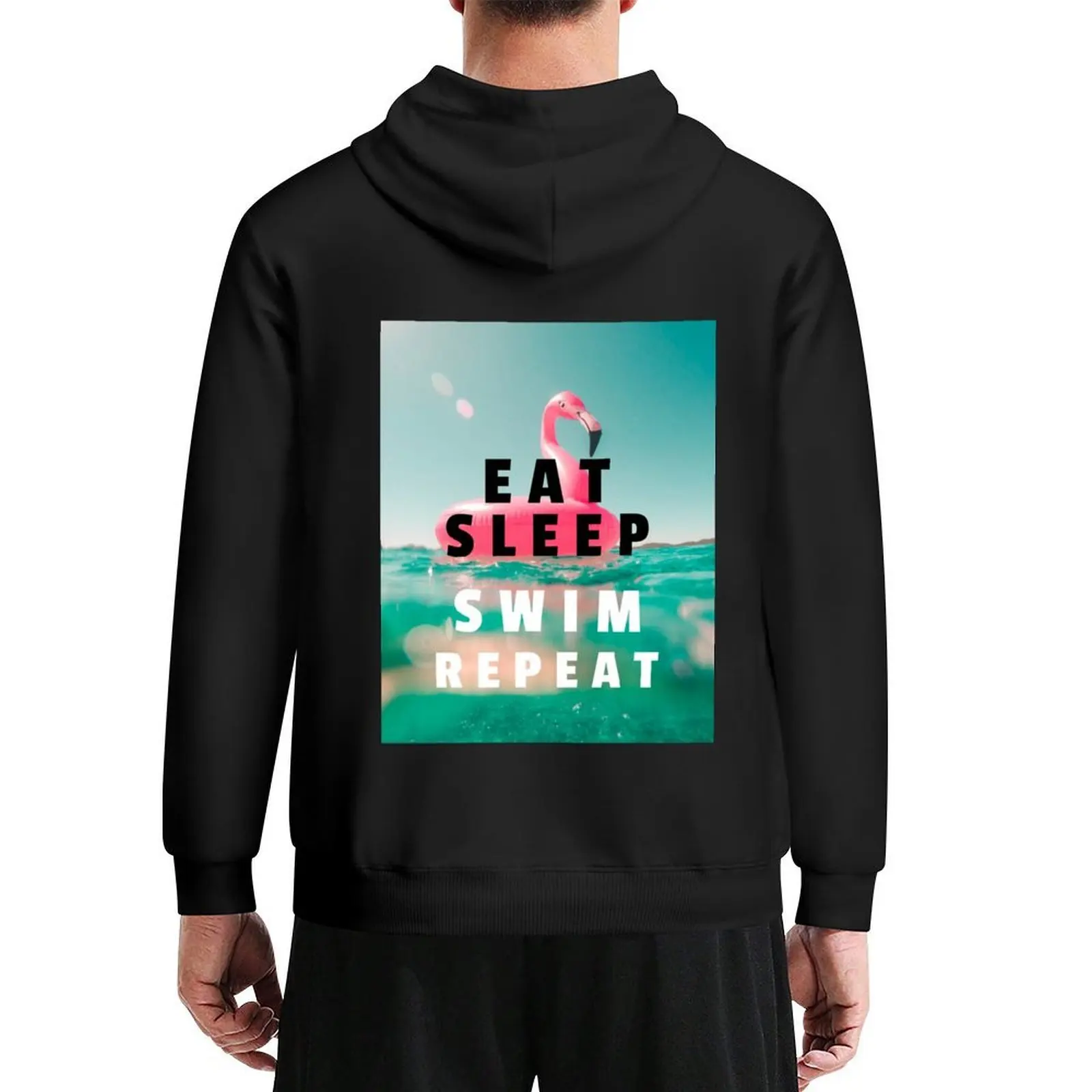 

Eat Sleep Swim Repeat Eat Sleep Swim Repeatable Design Hoodie autumn new products mens clothing new hoodies and sweatshirts