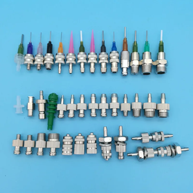 Metal Luer Adapter Male Thread Adapter Stainless Steel Needle Dispensing Valve Connector M5/M6/M8/1/4