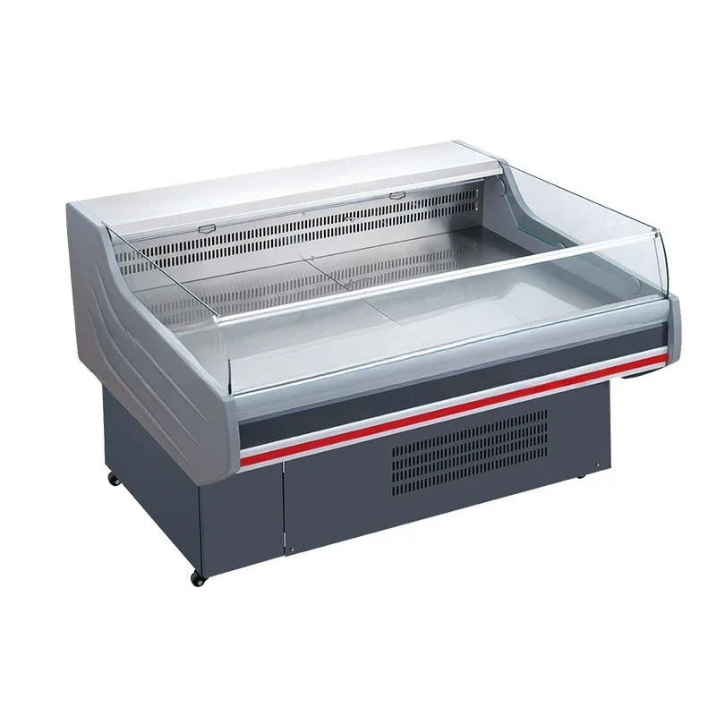 Horizontal large-capacity refrigerated cabinet Front and rear open air-cooled cooked food cabinet Shangchao