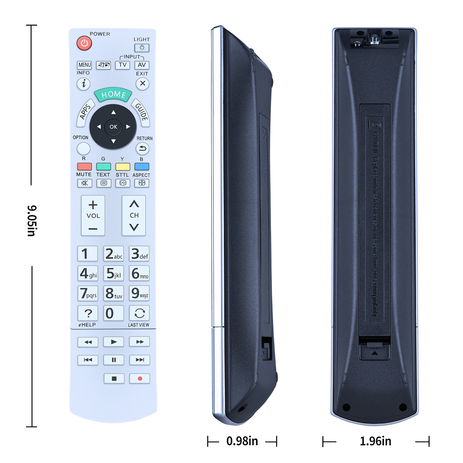 N2QAYB000928 Remote Control For Panasonic TV TX39ASW754 TX42ASM651 TX55AS740E TX39ASN658 TX42ASR750 TX42AS740E TX47AS740B