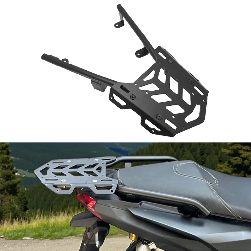 

Для HONDA ADV160 2022-2025 задняя багажная стойка для мотоцикла, прочная багажная полка, удлиненная перекладина, верхняя коробка, кронштейн, пластина