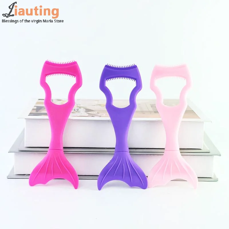 シリコーンマスカラシールドマーメイドエクステンションアプリケーターガード取り外し可能なアイシャドウまつげツール女性女の子初心者のための