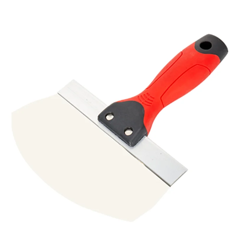 Совок для гипсокартона, 2 шт., совок для ведра из нержавеющей стали для гипсокартона — изогнутое контурное лезвие 6,5 дюйма для краски, раствора