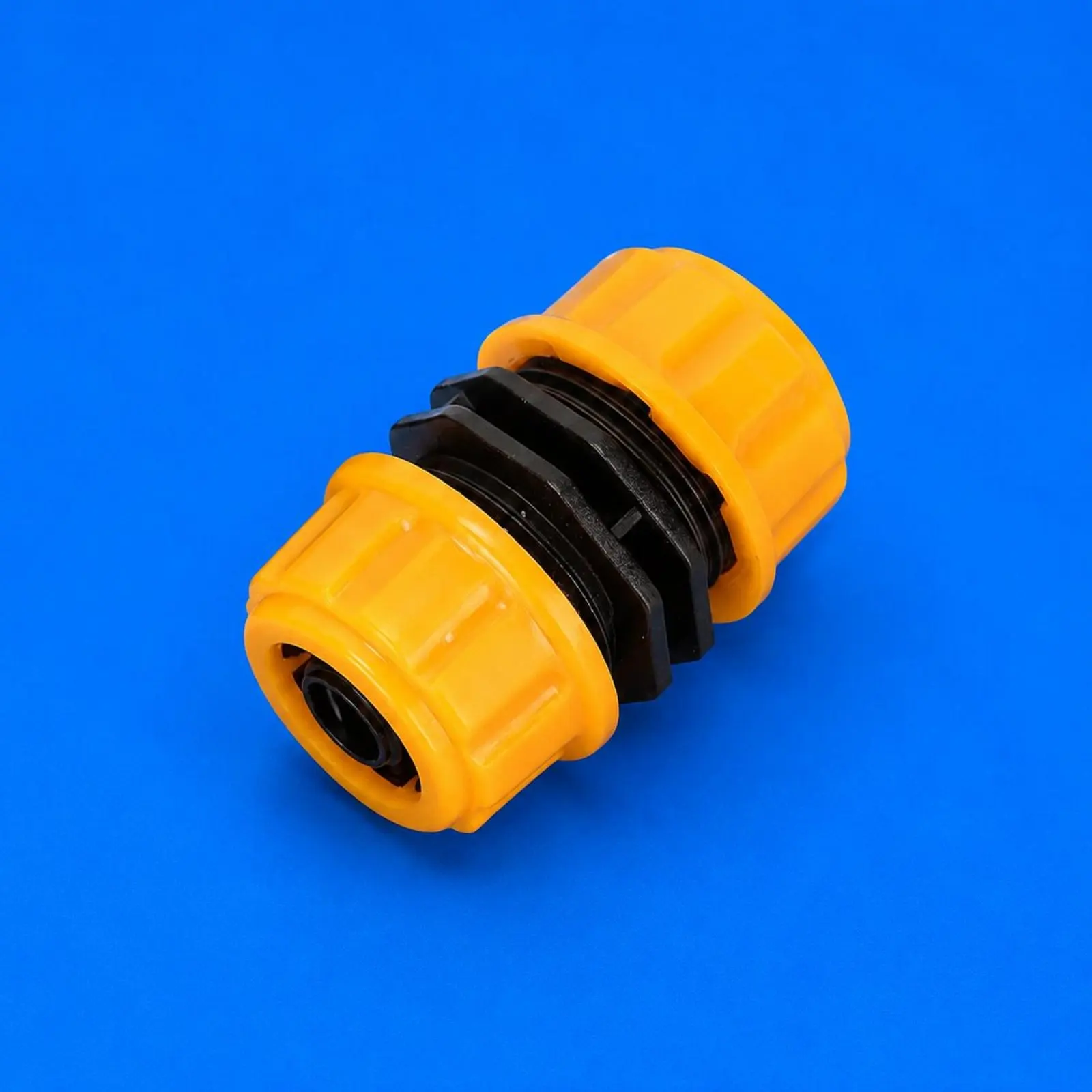 6 Pieces 4-Point Hose Connector Ribbed Body Quick Hose Connector Cylindrical Plastic