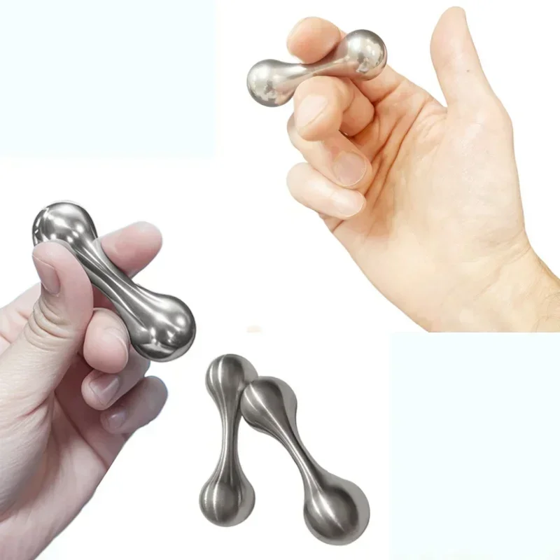 HH-Knucklebone Stainless Steel Bone Fingertip Rotating Stress Relieving Toy Finger Extreme EDC Anti Stress Autism ADHD Cool Toy