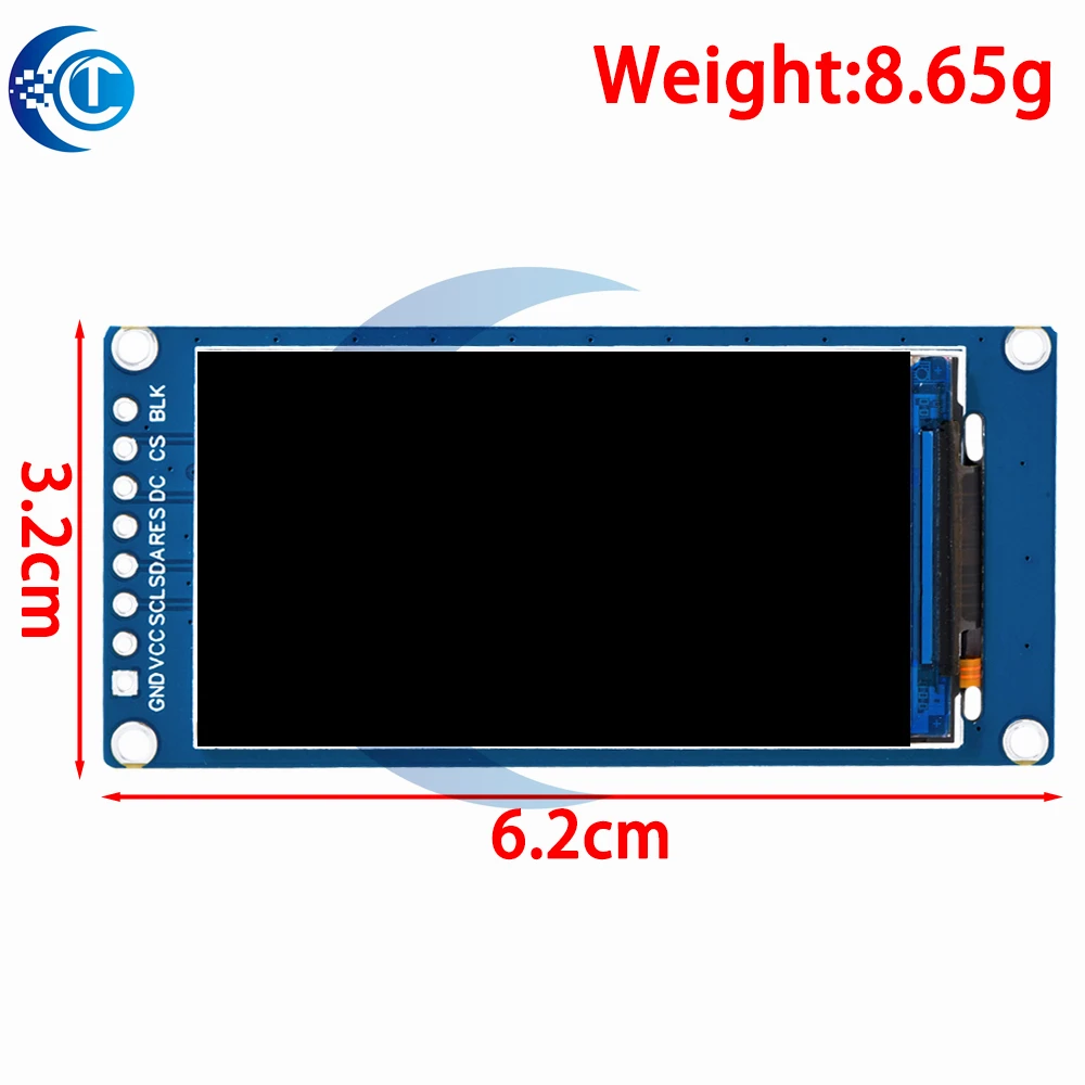 1PCS New 1.9 inch IPS full angle TFT display screen LCD screen color display module SPI serial port high-definition 170x320