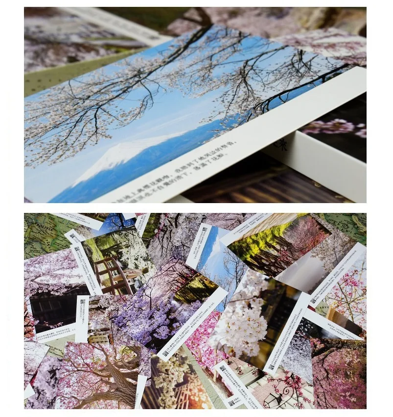 30 Sheets/Set Under The Cherry Tree Postcard/Greeting Card/Message Card/Christmas and New Year Gift Card