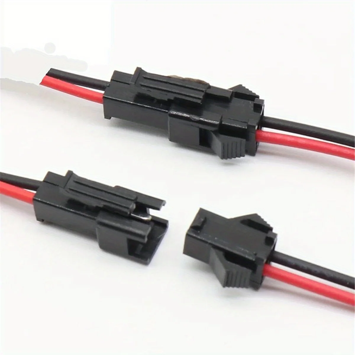 10 Paare Schnellverbinder JST SM 2 Pins, Stecker Männlich-Weiblich, Länge 10 cm, Terminal-Adapter 2-Wege, Einfache Montage für LED-StreifenJST SM Verbinder Kabelverbinder Terminaladapter Schnellverbinder 2 Pins Männlic – Detail 12