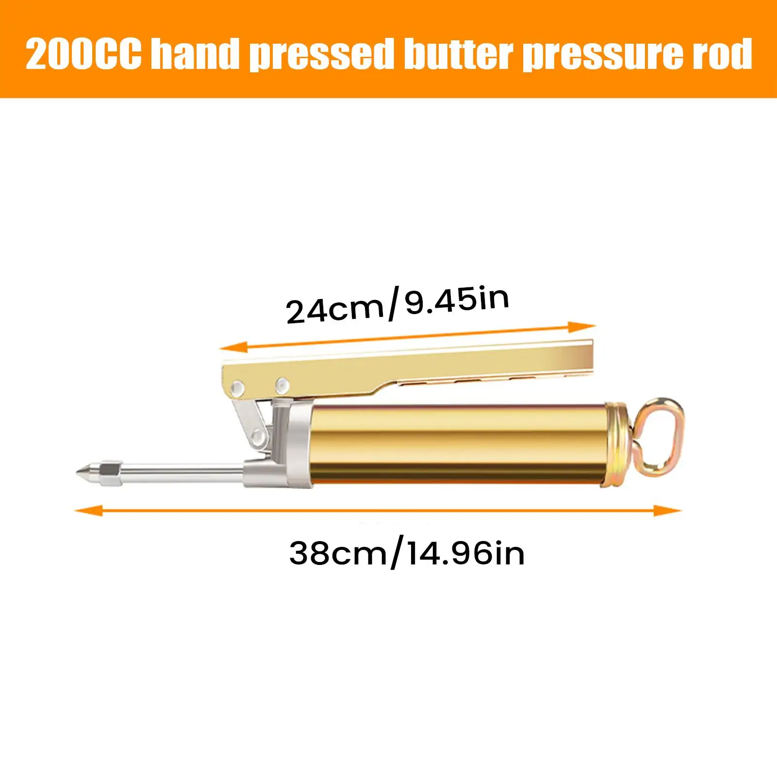 Strumento di lubrificazione Strumento ad alta pressione di grande capacità Lubrificatore manuale resistente per riparazioni auto Manutenzione meccanica all'aperto