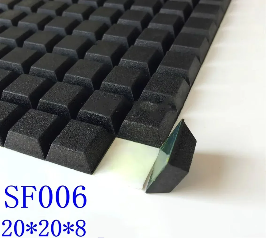 3-100Pcs Black Self Adhesive Rubber Anti Vibration Pads Speaker Shock Absorber Furniture Feet Protector Non Slip Mat Protector image 4