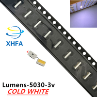 50PCS LED Backlight Edge LED Series 3V 5030 SVTE5030P-GW Cool white TV Application