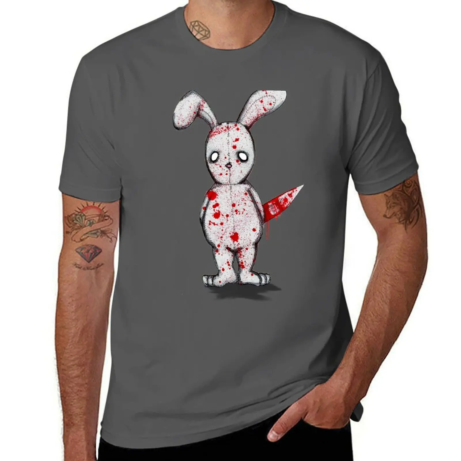 

Killer Bunny T-Shirt black cotton t-shirt plain for man package graphic t shirts for man T-Shirt
