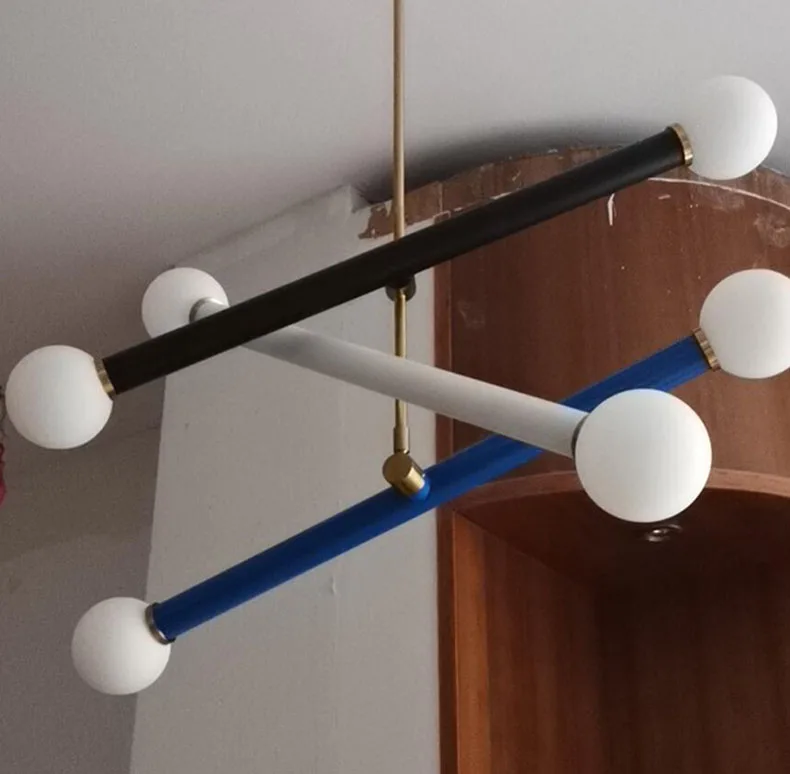 Minimalist Colorful Chandelier
