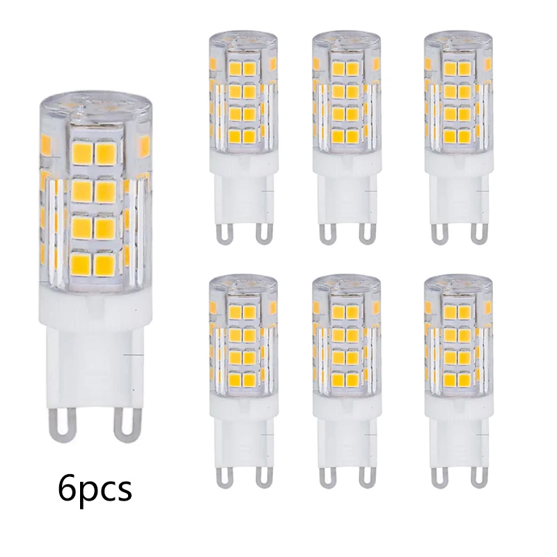 G9 SMD 2835 LED Light, 5W Energy Saving Bulb for 110V & 220V, Replaces 30W-40W Halogen