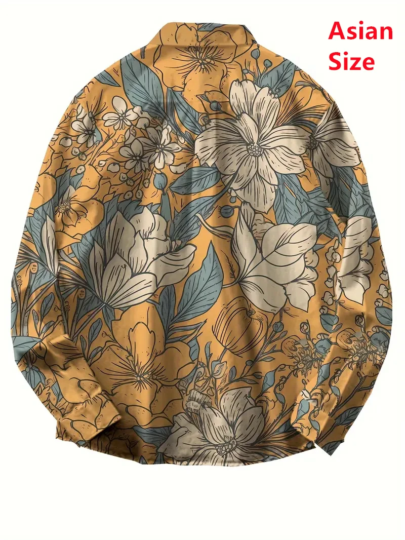 

Весенняя распродажа, винтажные пляжные мужские рубашки с длинными рукавами, свободная солнцезащитная одежда, повседневная гавайская женская одежда с квадратным воротником