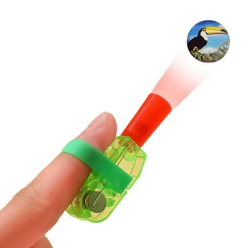 LED Finger Lights Glowing Finger Ring lamps Bachelorette Party Supplies for Halloween Christmas Holiday Festival decor 50Pcs/Lot