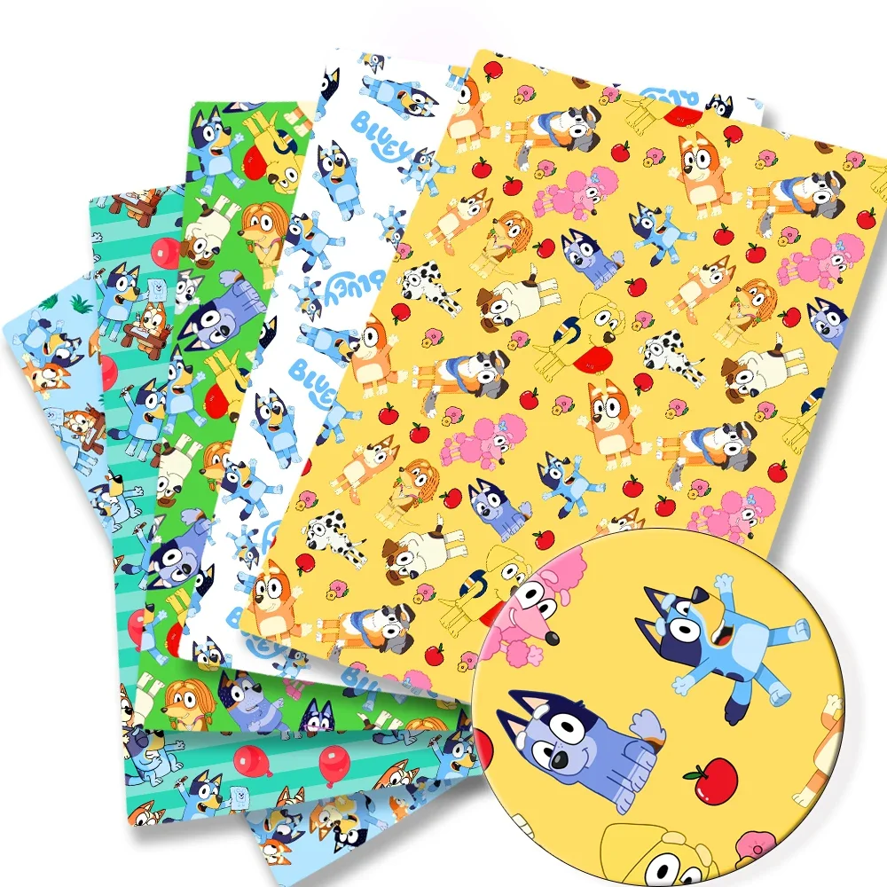 Bluey fabric 140x50CM Cartoon cotton fabric Patchwork Tissue Kid Home Textile Sewing Doll Dress Curtain Polyester cotton Fabric