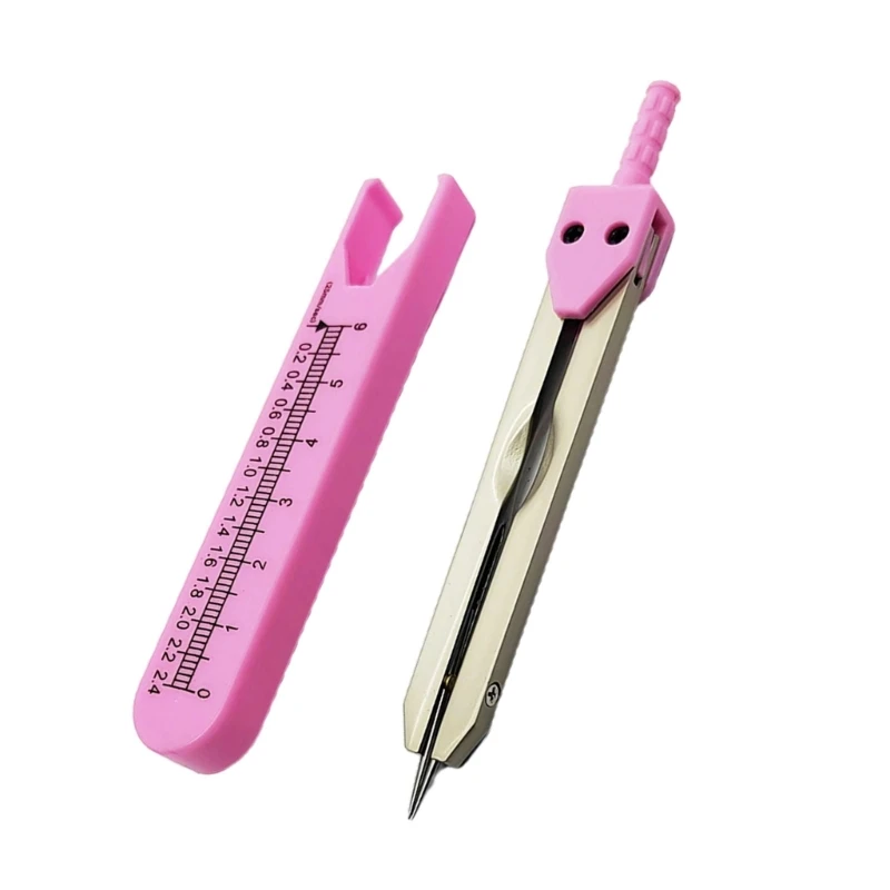 Calibrador EKGECG, divisor electrocardiograma, calibradores ECG con regla, herramienta 0 a 2,4 pulgadas