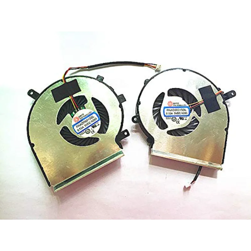 CPU + Gpu for Msi Ge72 Ge62 2QD 2QE Pe60 Pe70 Gl62 Gl72 Gp72 Gp62, 2 Fans PAAD06015SL N302 N303 3line