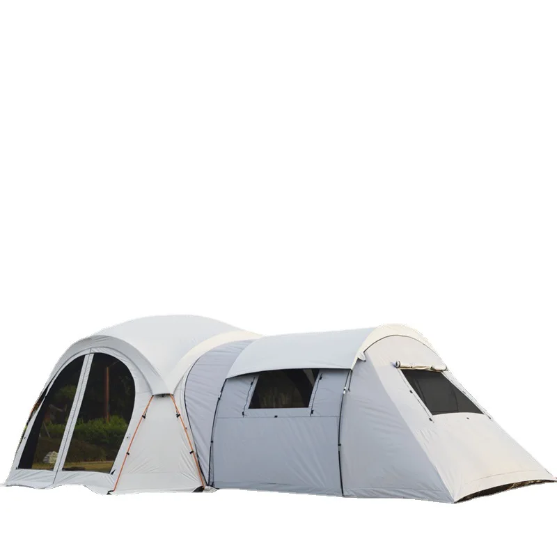 

Outdoor octagonal pergola extension tent combination pergola camping picnic one bedroom one living room outdoor family tent