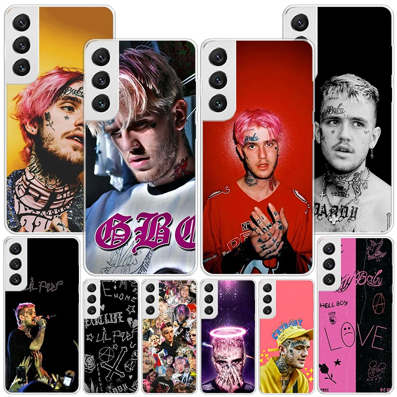 Lil Peep Singer Phone Case For Samsung Galaxy S24 Ultra S23 S22 S21 Plus S20 FE S10E S10 S9 S8 + Personalized Print Cover