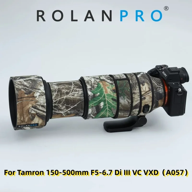 

ROLANPRO Waterproof Lens Coat For Tamron 150-500mm F5-6.7 Di III VC VXD A057 Lens Protective Case Rain Cover Guns Sleevel Cloth